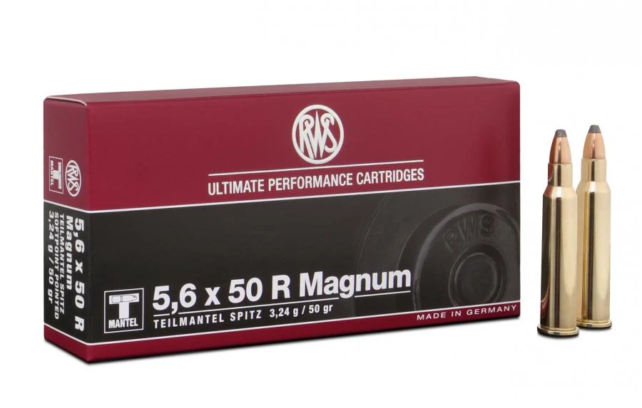 RWS 5,6x50R Mag TML 3,24g 50gr golyós lőszer